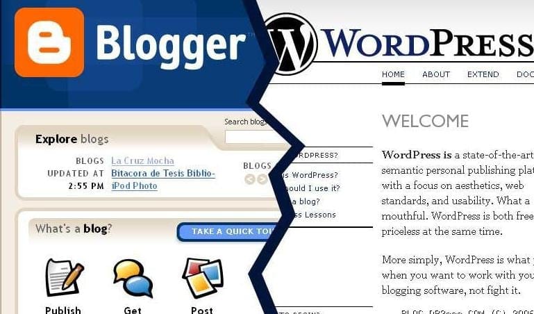 WordPress Vs Blogger